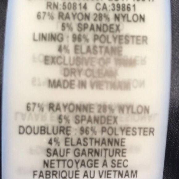 Chic NWT Elie Tahari Zip Front Scuba Fit & Flare Dress - Picture 5 of 6